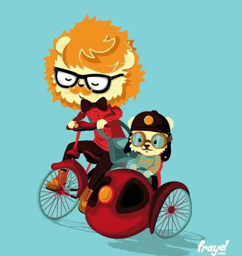 平面设计师fran berbegal可爱有趣的插画