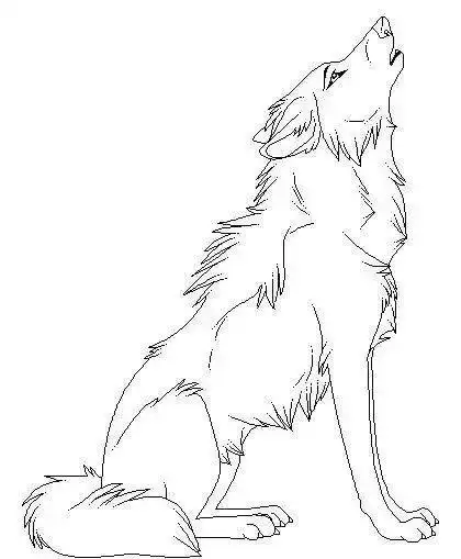 狼与牧羊人简笔画