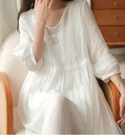 蕾丝连衣裙长裙配什么鞋子