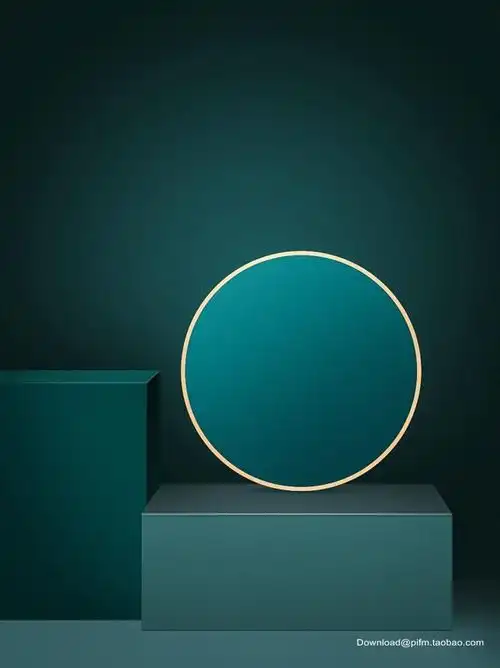 小清新c4d风格立体空间光影场景电商产品展台展示海报背景psd设计素材