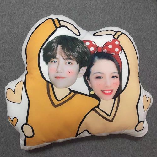 图片定制男女朋友双人抱枕王一博头像玩偶人形闺蜜生日礼物学生