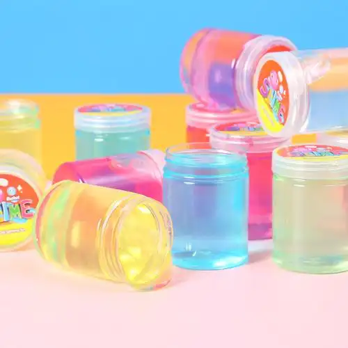 透明彩泥 史莱姆diy水晶彩泥套装 儿童玩具橡皮泥批发