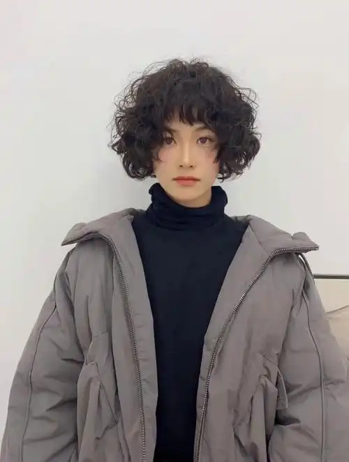 短发如果是羊毛卷你喜欢?