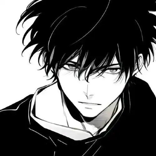 动漫头像97动漫男头97江湖夜雨十年灯    #动漫男头黑白##二次元