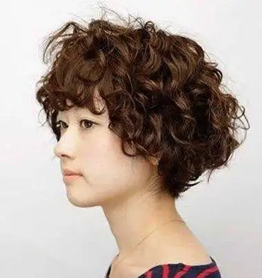 圆脸适合螺旋烫吗 小螺旋卷烫发图片短发_发型师姐