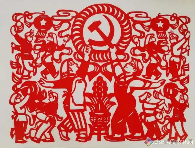 【剪纸】庆祝七一建党节(3)