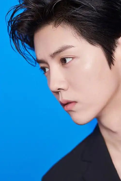 鹿晗v领西装写真图片34