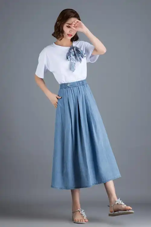 洗水天丝牛仔裙系列,—-4x乚