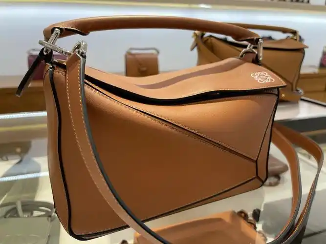 罗意威经典焦糖色拼图包787878