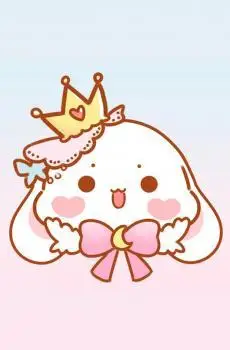 粉色萌萌卡通兔子