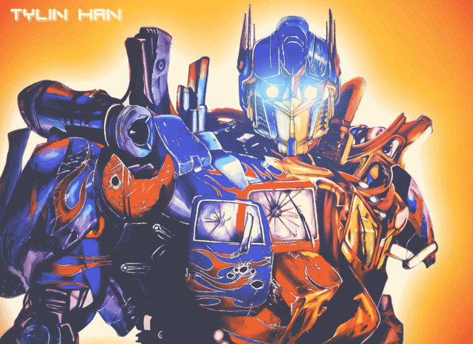 【马克笔】擎天柱 - optimus prime