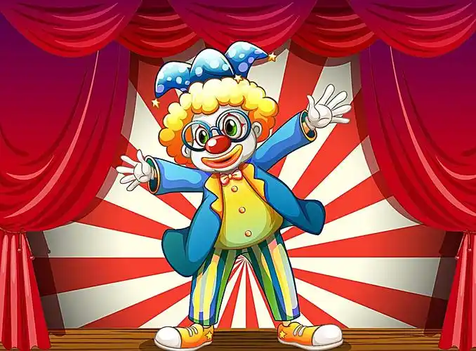 卡通小丑图片