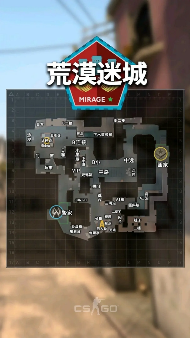 csgo常见地图点位及地图背景