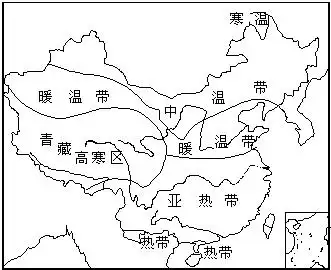 中温带 b.暖温带 c.亚热带 d.热带