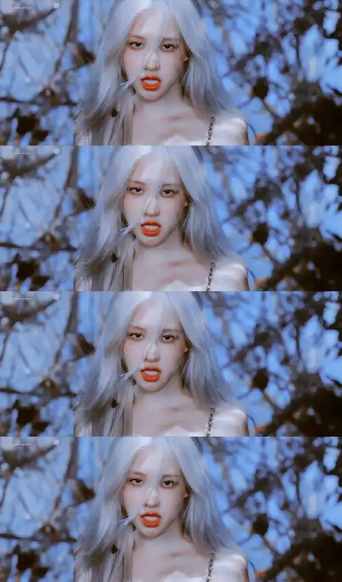 rose蓝发##blackpink直播