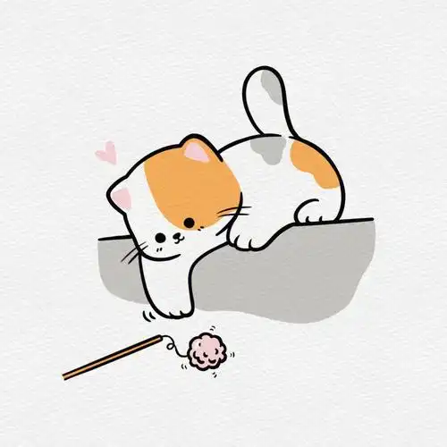 一起来画简笔画可爱猫咪