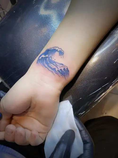 浪花_纹身图案手稿图片_国洪嘉的纹身作品集