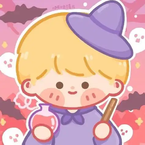 小魔女可爱鬼万圣节头像