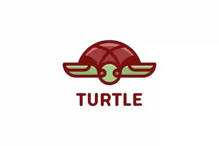 海龟乌龟图形品牌logo设计模板turtle