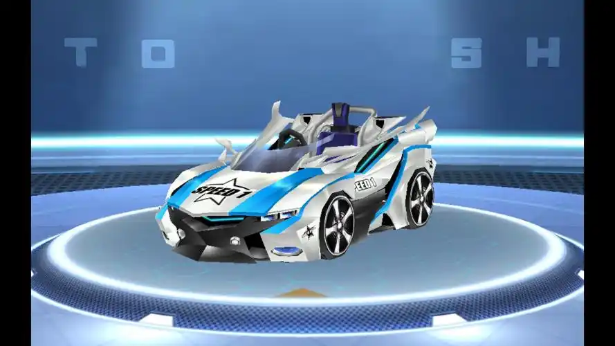 qq飞车赛车巡礼:b车天使之翼猎手款