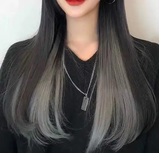 唐妮 彩色假发片挂耳染一片式接长发女挑染发片短款隐形无痕挂耳染发