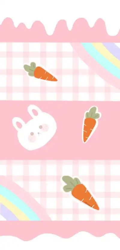 粉色格子壁纸多啦a梦