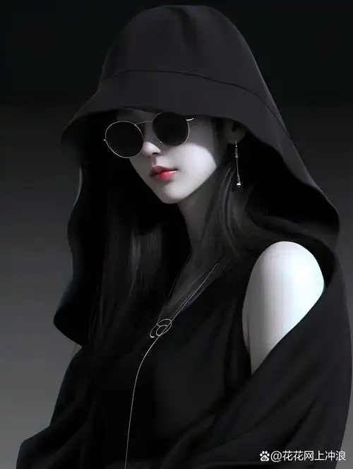 黑色系御姐头像