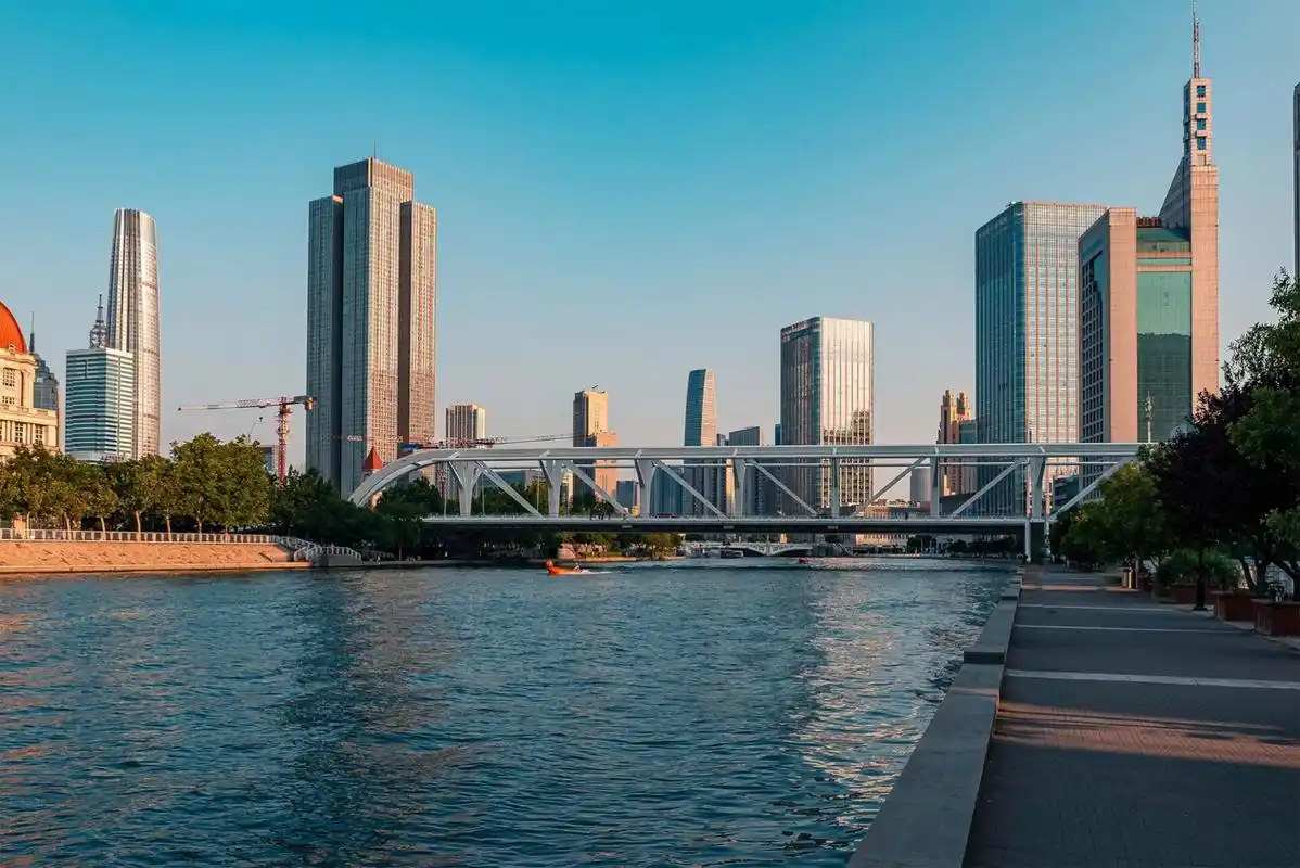 citywalk③|天津之眼-海河风景线-海河夜景 从进步桥出发,步行到天津