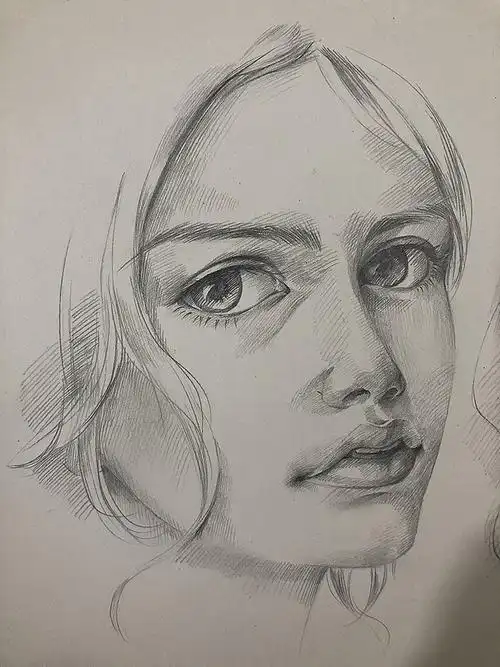人头素描练习