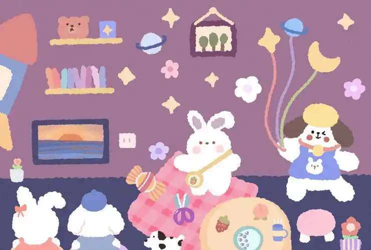 超可爱朋友圈背景高清动漫图片_高清图集_新浪网