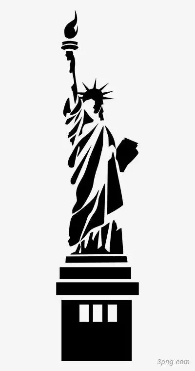 自由女神像的剪纸艺术