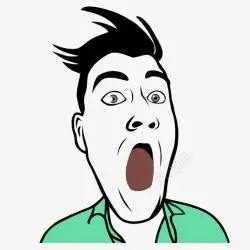 恐惧吓到的男人高清图片