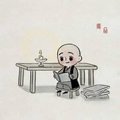 小和尚头像超萌可爱