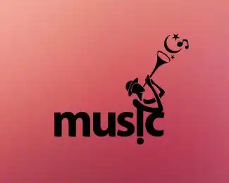 音乐logo设计 - logo设计分享 - logo圈