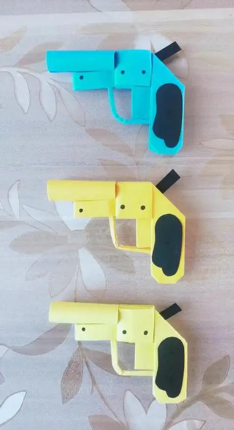 a4纸折信号枪折纸大百科