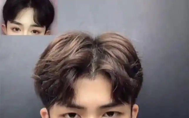 男士纹理中分发型打理技巧||男生纹理中分碎盖,在家这样打理,不仅好看