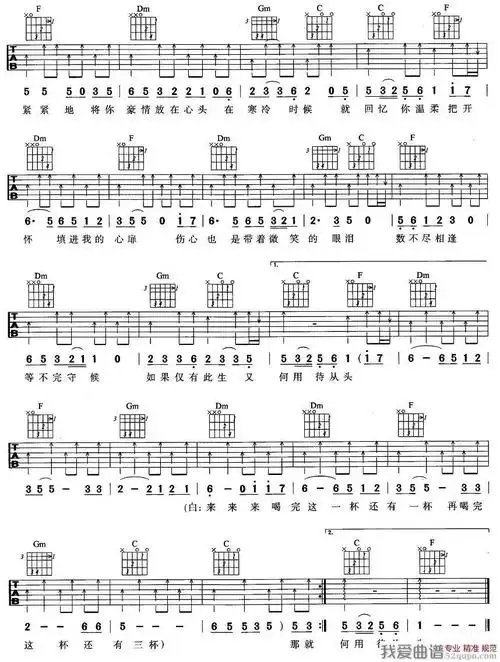 突然的自我吉他谱