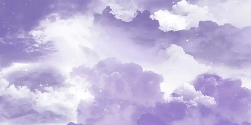 紫色天空背景紫色光晕云彩天空展板背景