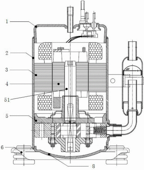 一种回转式压缩机制造技术