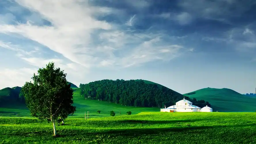 辽阔的草原图片宽屏桌面壁纸高清大图预览1920x1080_风景壁纸下载_美