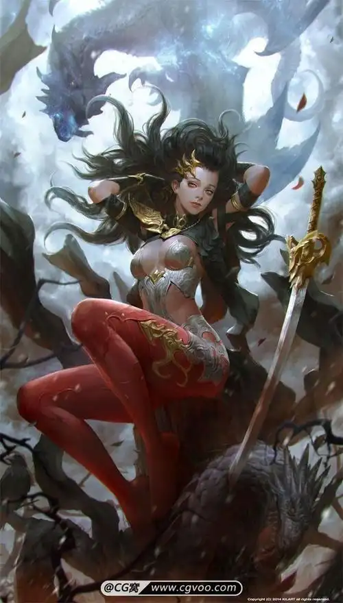 精选原画美宣美女大全-1.