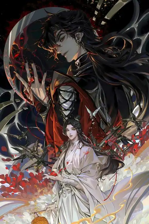 画墙纸谢怜花城三郎花怜国漫动漫周边天官赐福挂画 03 谢怜 其它 海报