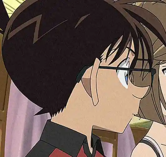 动漫情侣头像 《名侦探柯南》灰原哀&柯南