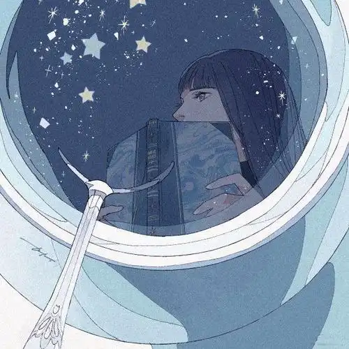 有没有一个人望着月亮的头像