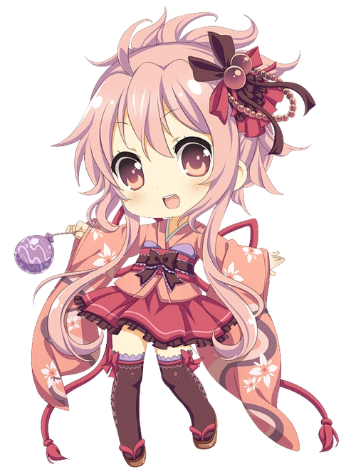 q版人物女现代免抠