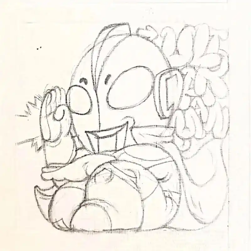 画一个q版初代奥特曼