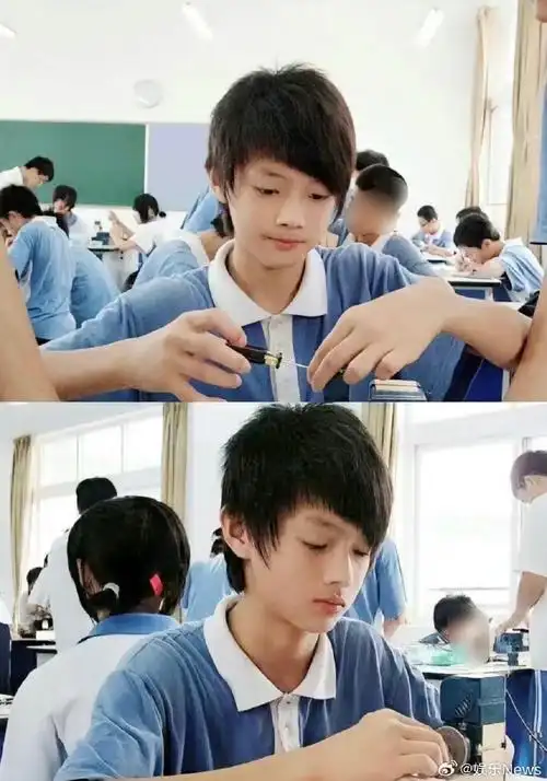 许凯真是从小帅到大,这哥要是出道早,会是多少男主角小时候的扮演者呀