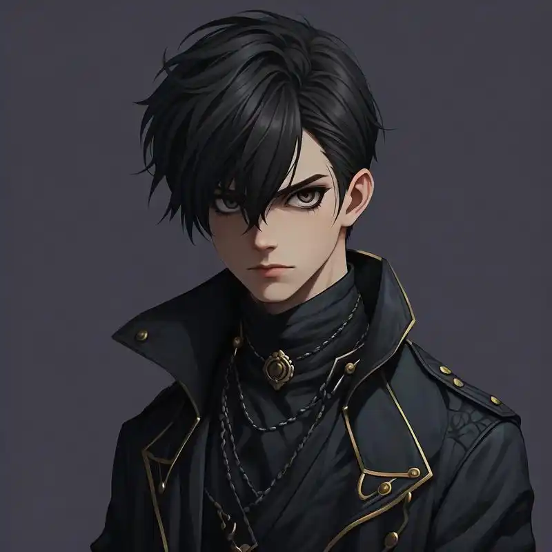 94病娇暗黑系男头94 沉浸在黑暗中的病娇少年,带着一丝神秘与危险