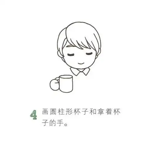 水杯支架简笔画 第7页拿着杯子的手的简笔画