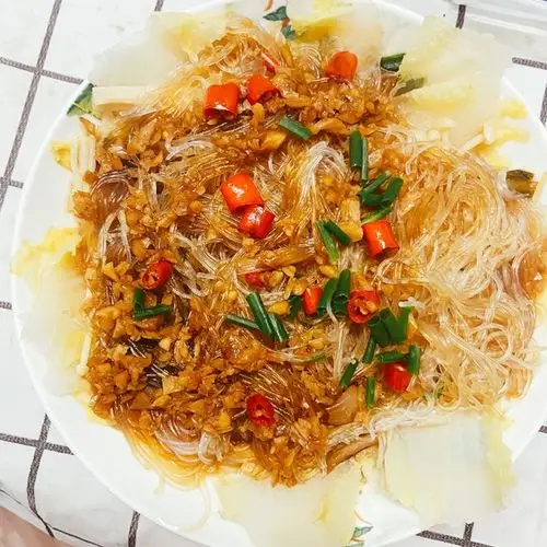 苗子1226做的蒜蓉粉丝娃娃菜